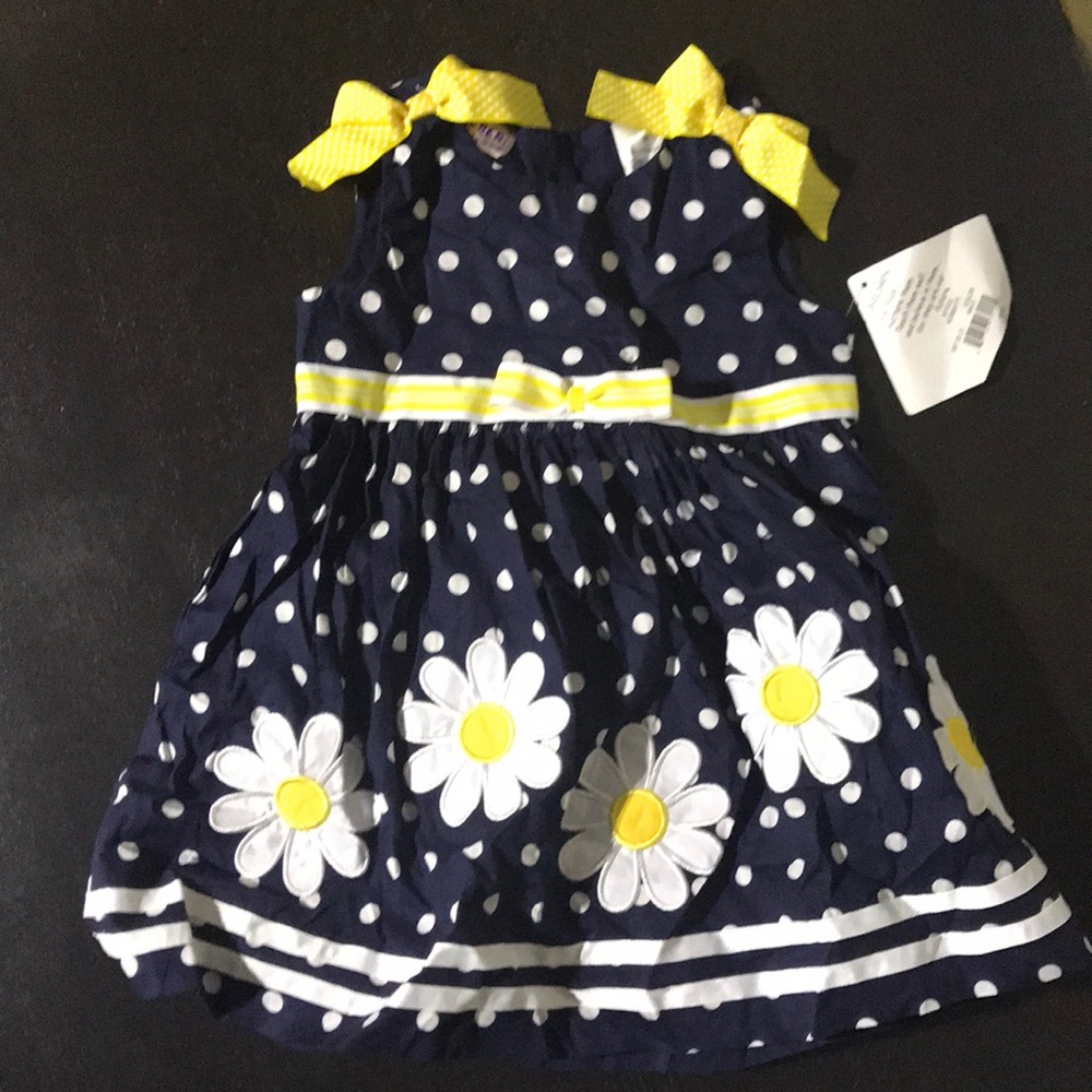 Blueberi Boulevard Flower dress 2T